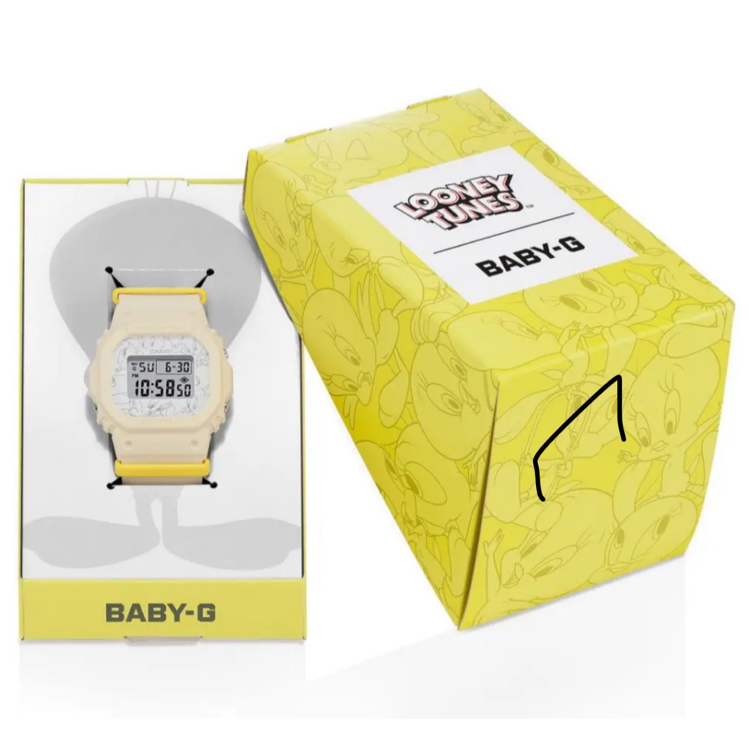 Baby-G(ベビージー)の限定　新品未使用TWEETYコラボ BABY-G BGD-565TW-5JR レディースのファッション小物(腕時計)の商品写真