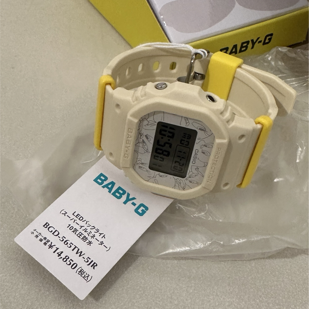 Baby-G(ベビージー)の限定　新品未使用TWEETYコラボ BABY-G BGD-565TW-5JR レディースのファッション小物(腕時計)の商品写真