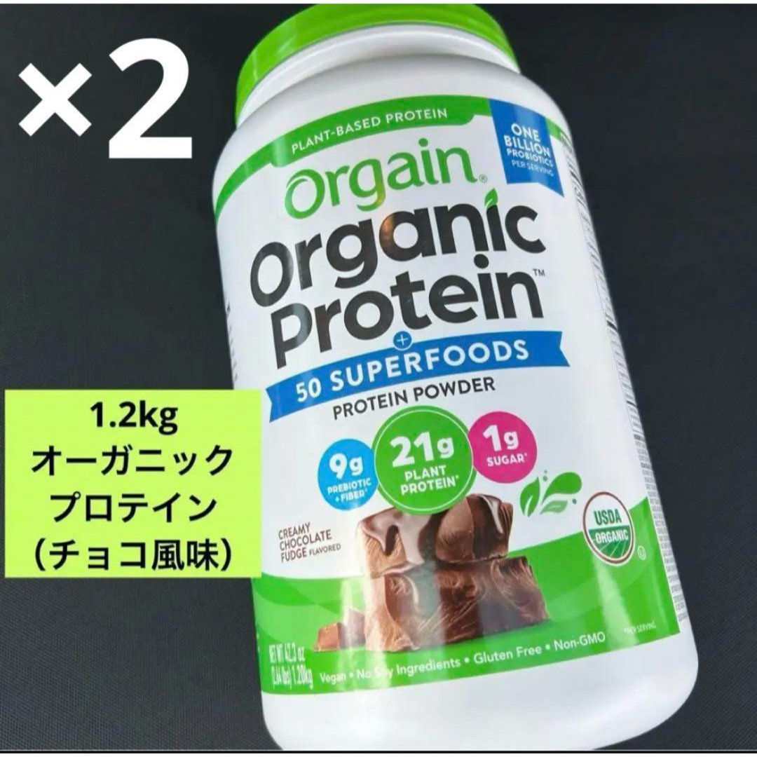 2セット オーガニック　プロテイン　Organic Protein オルゲインオルゲインO