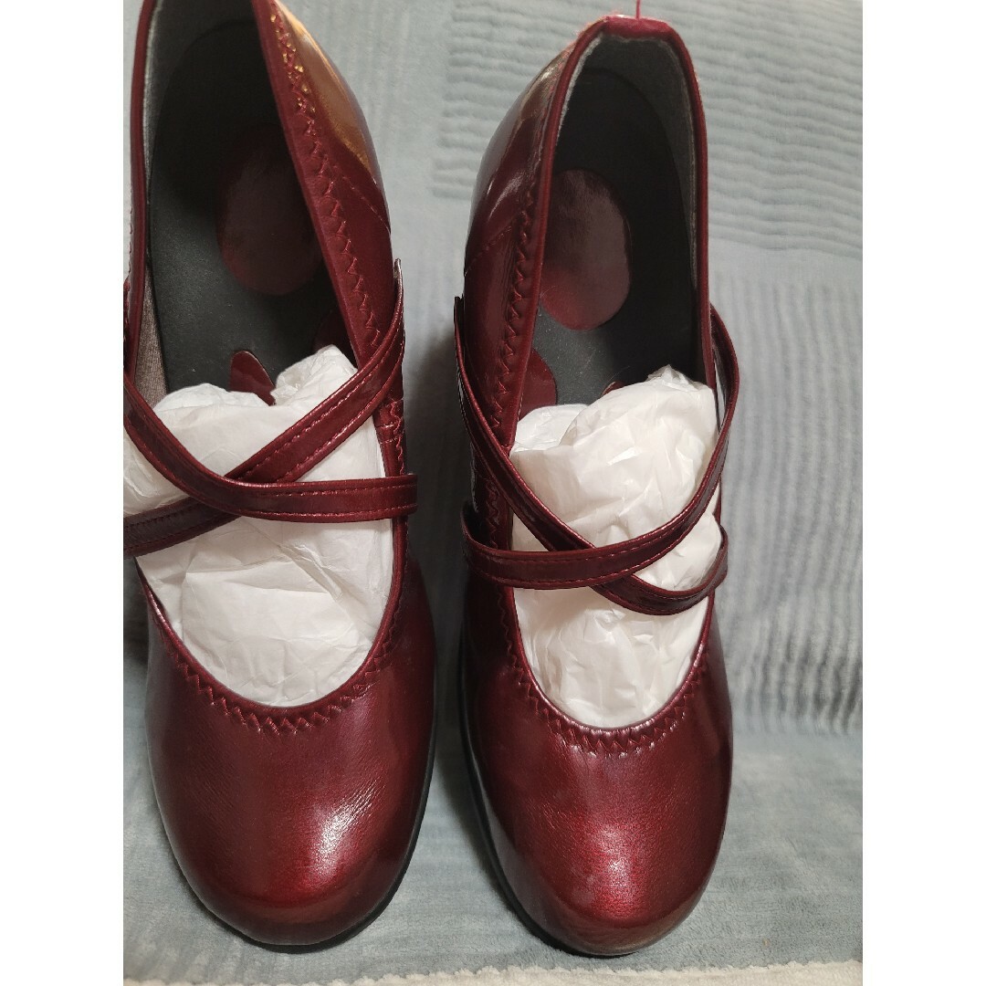 Re:getA(リゲッタ)のRe:geta リゲッタ クロスベルト ヒールシェイプ 9㎝パンプス レディースの靴/シューズ(ハイヒール/パンプス)の商品写真
