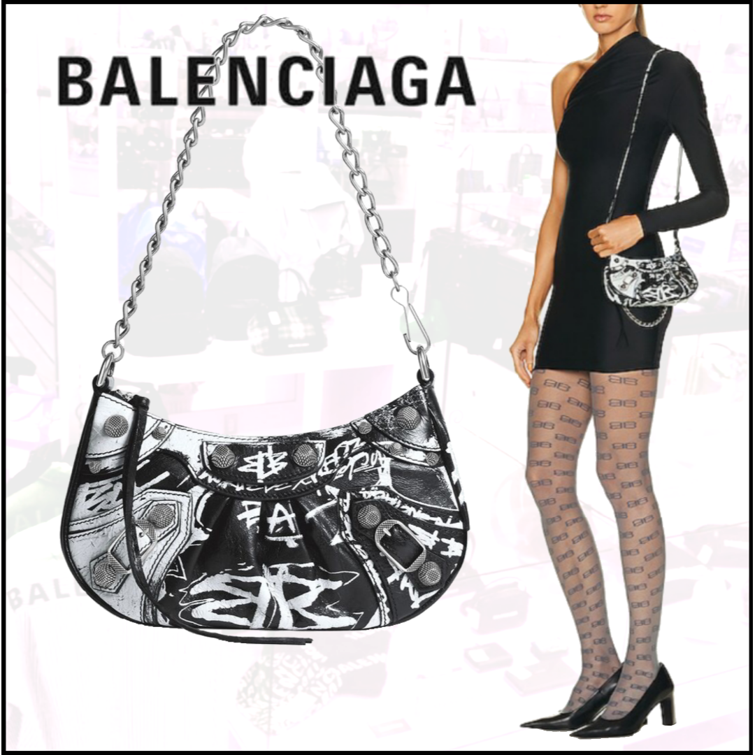 BALENCIAGA バレンシアガ LE CAGOLE グラフィティ ミニバッグ