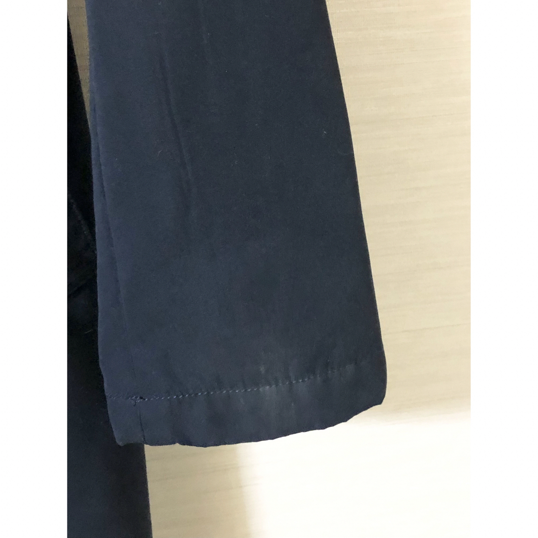 トレンチコート 紺 藍 青 ネイビー ブルー ロング レディースのジャケット/アウター(トレンチコート)の商品写真