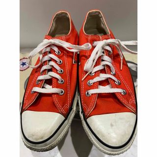 オールスター(ALL STAR（CONVERSE）)のコンバースオールスター　ローカット　USA製　26cm オレンジ(スニーカー)