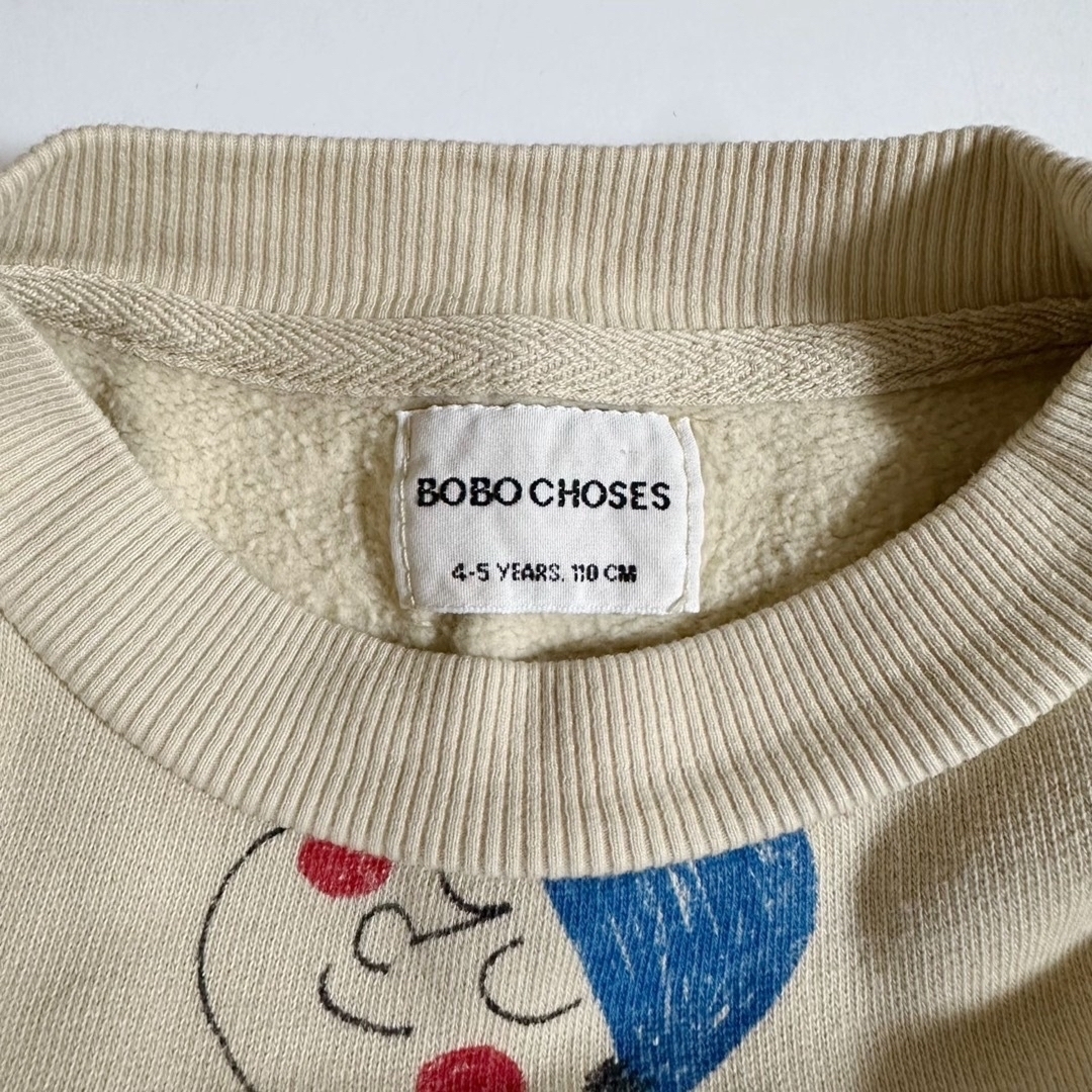BOBO CHOSES(ボボショーズ)のBOBO CHOSES / スウェット 4-5y キッズ/ベビー/マタニティのキッズ服男の子用(90cm~)(Tシャツ/カットソー)の商品写真