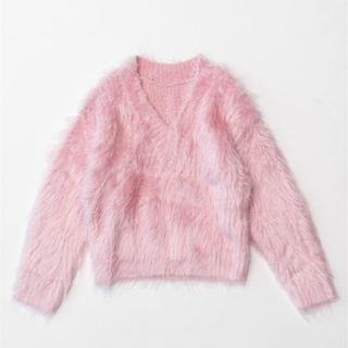 メゾンスペシャル(MAISON SPECIAL)の2way V-neck Shaggy Knit Wear(ニット/セーター)