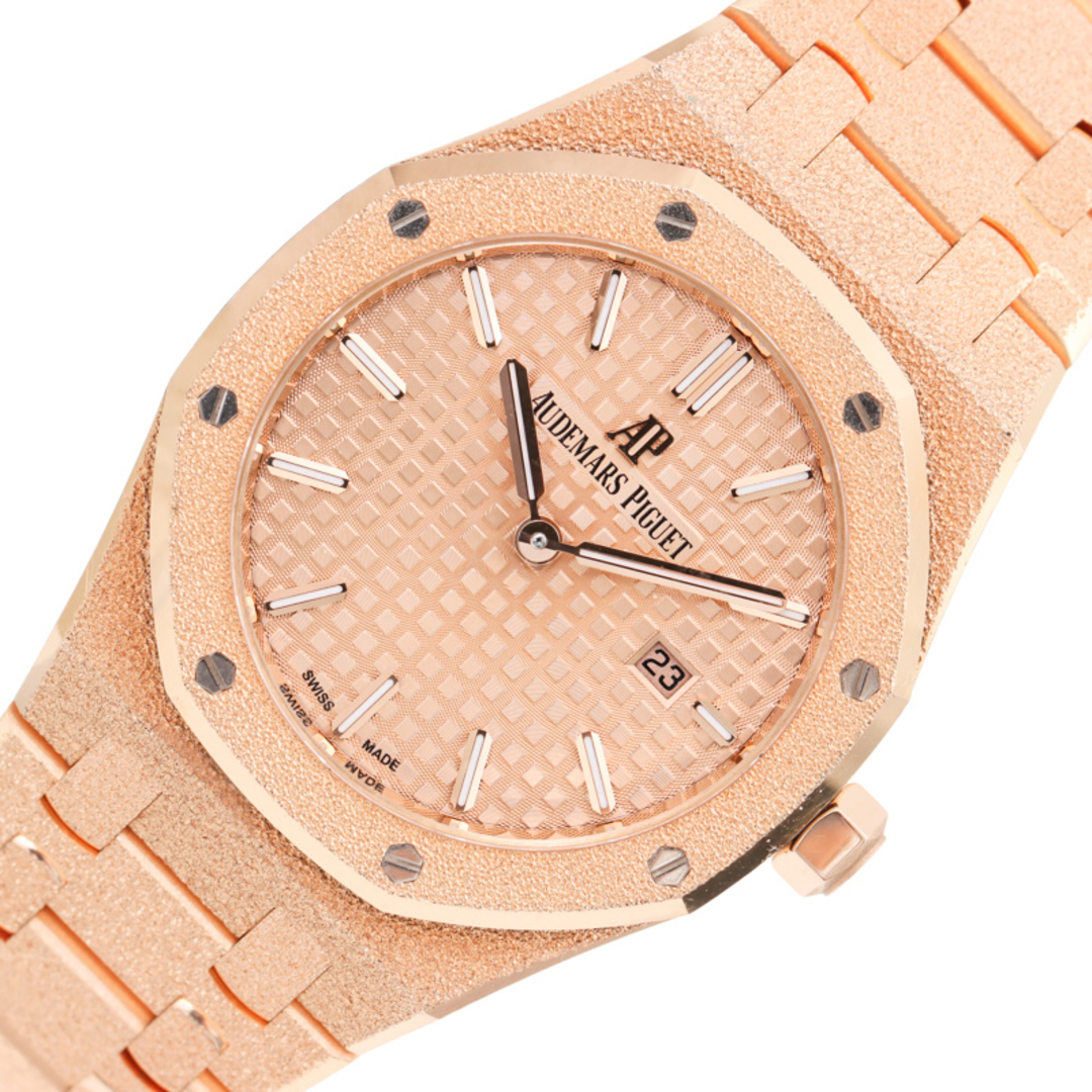 AUDEMARS PIGUET(オーデマピゲ)の　オーデマ・ピゲ AUDEMARS PIGUET ロイヤルオーク フロステッドゴールド 67653OR.GG.1263OR.02 K18PG クオーツ レディース 腕時計 レディースのファッション小物(腕時計)の商品写真