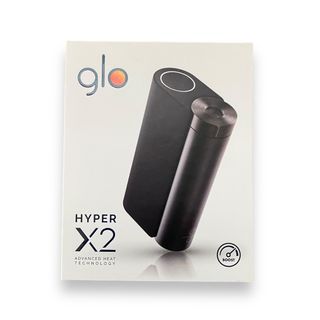 グロー(glo)の新品　glo HYPER X2  グロー ハイパーX2  ブラック 黒　箱あり(タバコグッズ)