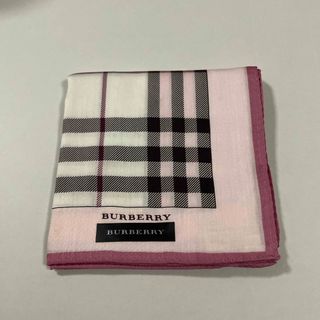 バーバリー(BURBERRY)のバーバリーハンカチピンク(ハンカチ)