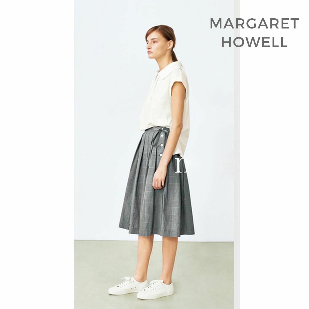 【美品】MARGARET HOWELL WOMEN プリーツスカート