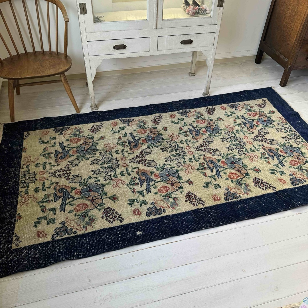 vintage rug,197ラグ