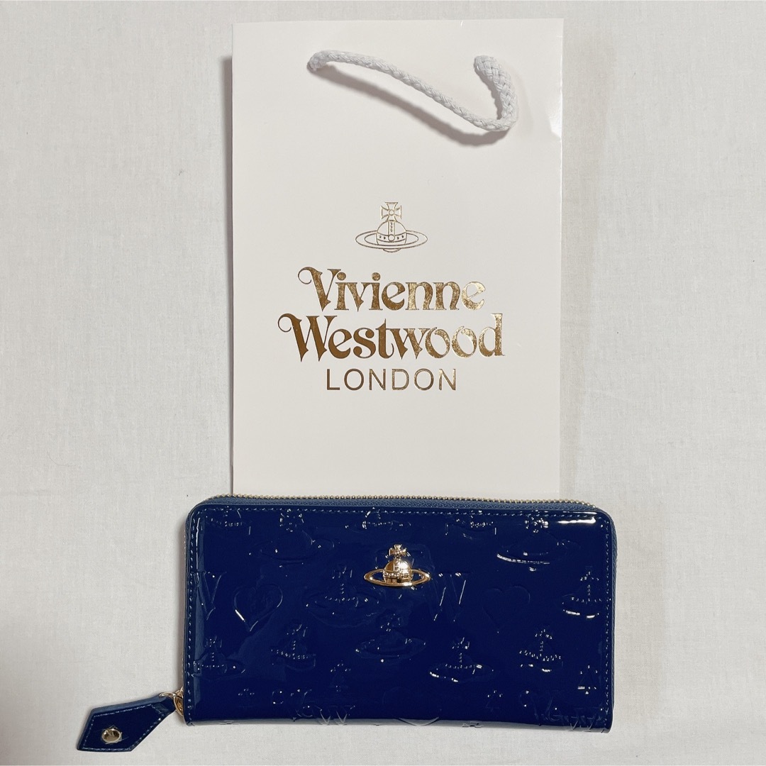 Vivienne Westwood - Vivienne Westwood 長財布 55VV310 ネイビー ...