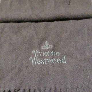 ヴィヴィアンウエストウッド(Vivienne Westwood)のヴィヴィアン・ウエストウッド 黒　マフラー(マフラー)