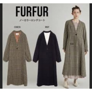 fur fur - FURFUR☆定価￥51840ノーカラーコートの通販 by CANDY'shop ...