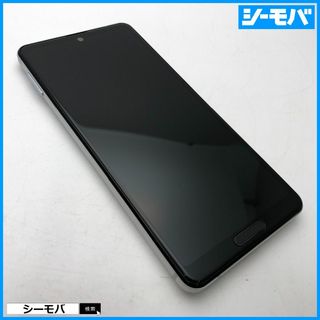 シャープ(SHARP)の1039スマホ AQUOS sense4 SH-41A SIMフリーシルバー中古(スマートフォン本体)