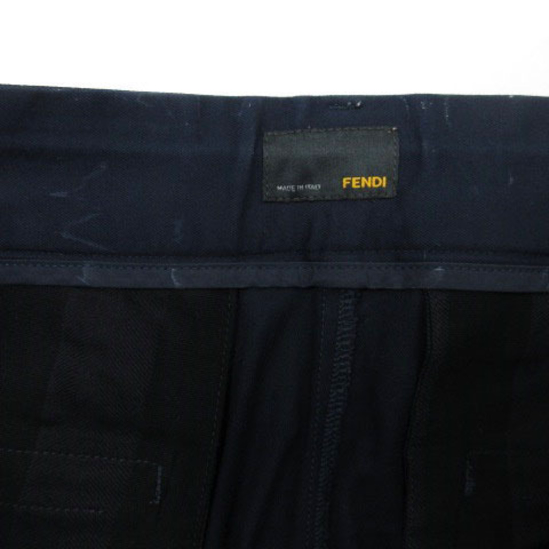 FENDI(フェンディ)のフェンディ FENDI ハーフパンツ ストレッチ 48 ネイビー 240122E メンズのパンツ(ショートパンツ)の商品写真