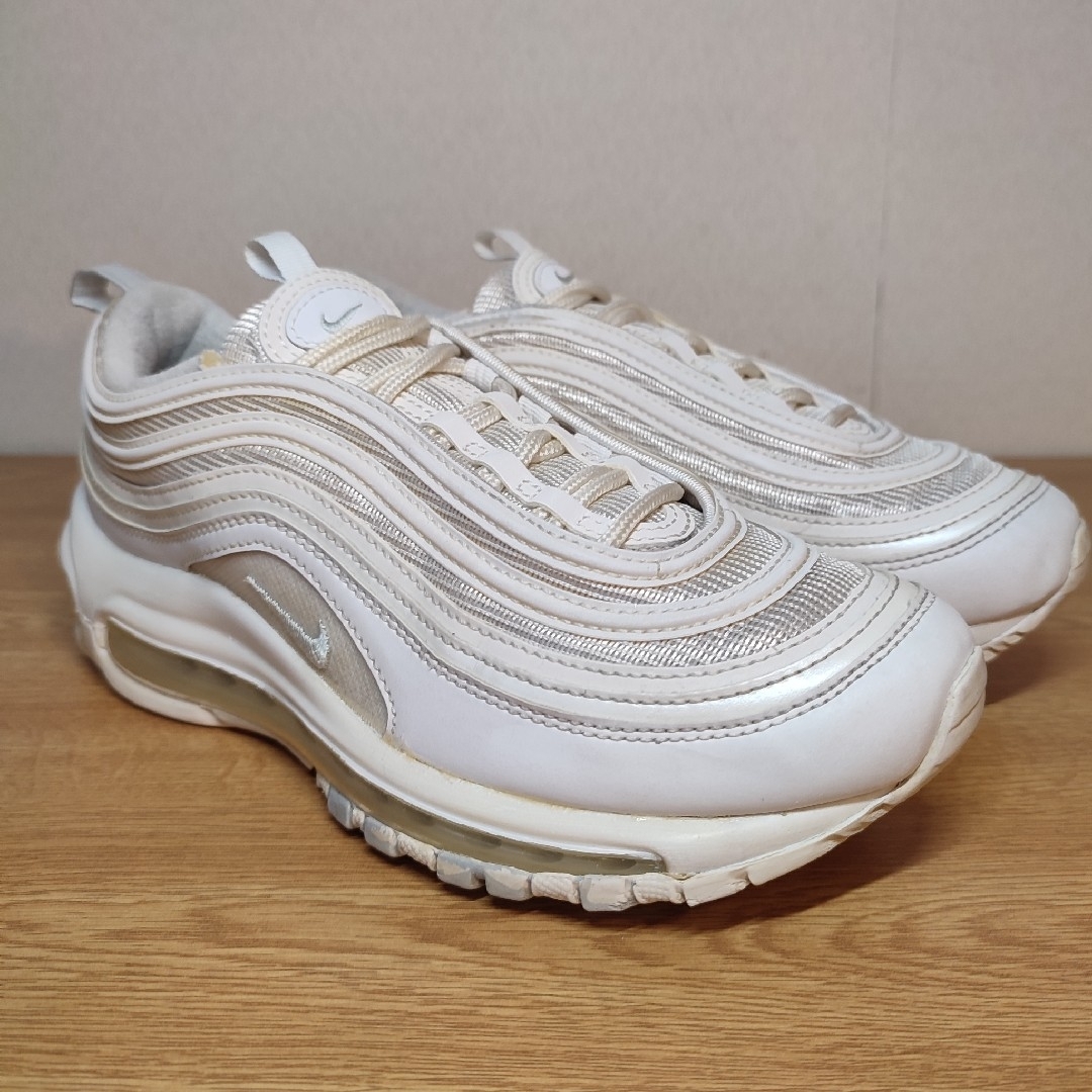 ☆8 大人気 NIKE AIR MAX 97 ALL WHITE 24cm