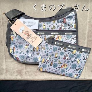 レスポートサック(LeSportsac)の【セット】LeSportsac  くまのプーさん　ショルダー　ポーチ　森(ショルダーバッグ)