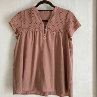 グローブ(grove)のgrove くすみピンクのシャツ(シャツ/ブラウス(半袖/袖なし))