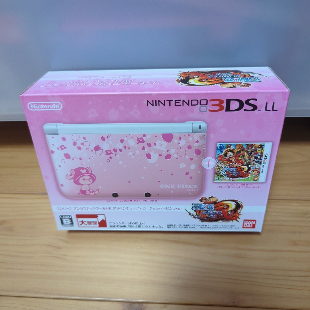 ワンピース ニンテンドー3DS LL 本体 アンリミテッドワールド 暴れ ワンピース ニンテンドー3DS LL 本体 アンリミテッドワールド 暴れ