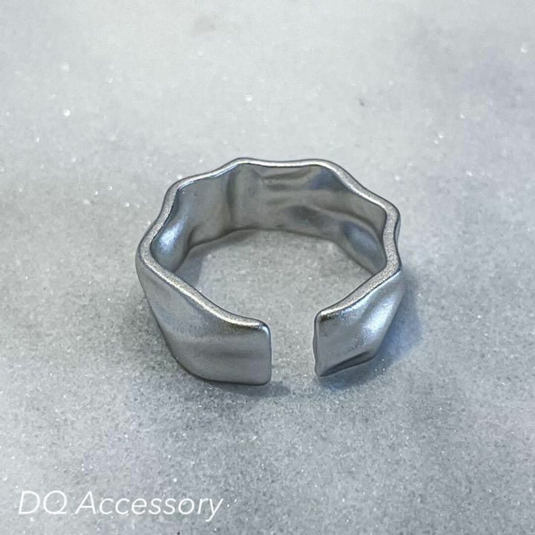 Silver925 オープンリング 銀　メンズ　シルバー　指輪 R-016 メンズのアクセサリー(リング(指輪))の商品写真