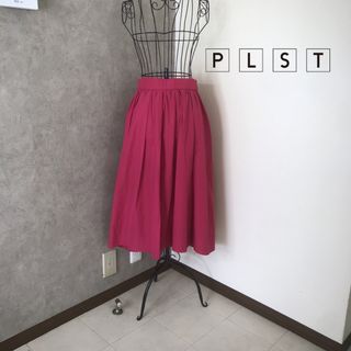 プラステ(PLST)のプラステ♡1度着用　スカート(ひざ丈スカート)