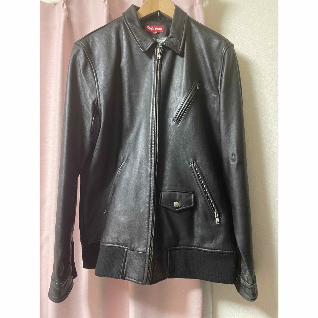 Supreme(シュプリーム)のsupreme leather jacket メンズのジャケット/アウター(レザージャケット)の商品写真