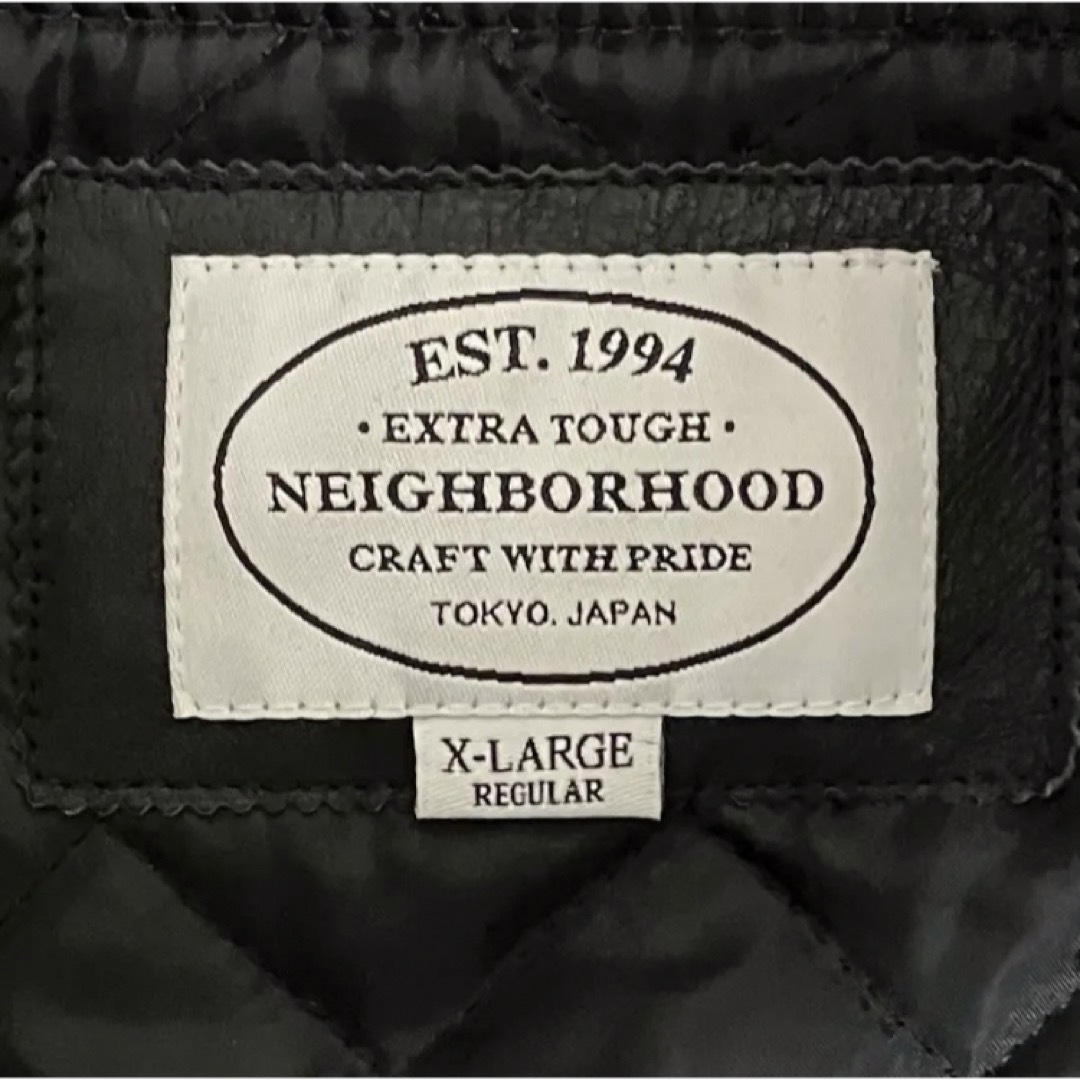 NEIGHBORHOOD(ネイバーフッド)の【希少】NEIGHBORHOOD　バーシティジャケット　キルティング　刺繍ロゴ メンズのジャケット/アウター(スタジャン)の商品写真