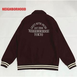 【希少】NEIGHBORHOOD　バーシティジャケット　キルティング　刺繍ロゴ