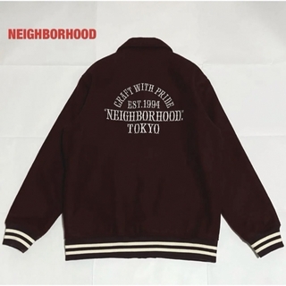 NEIGHBORHOOD - 【希少】NEIGHBORHOOD　バーシティジャケット　キルティング　刺繍ロゴ