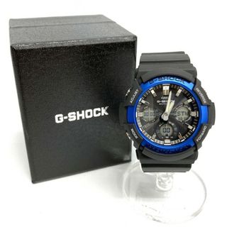 カシオ(CASIO)の★CASIO カシオ G-SHOCK GAW-100B Gショック 腕時計 ブラック×ブルー(腕時計(アナログ))