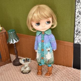 リカちゃん 服 22cmドール 用 ハンドメイド フリル トップス 1点物の