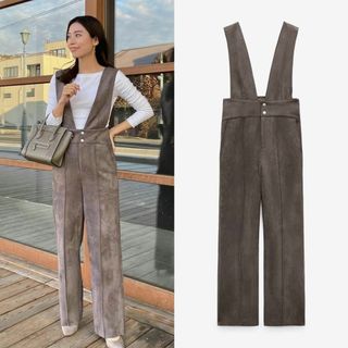 ザラ(ZARA)のaoiさま　17 ZARA フェイクスエード オールインワン S(オールインワン)