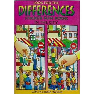 Look for the Differences Sticker Fun Book(洋書)