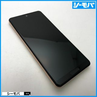 シャープ(SHARP)の1042スマホ AQUOS sense4 SH-41A SIMフリー ピンク美品(スマートフォン本体)