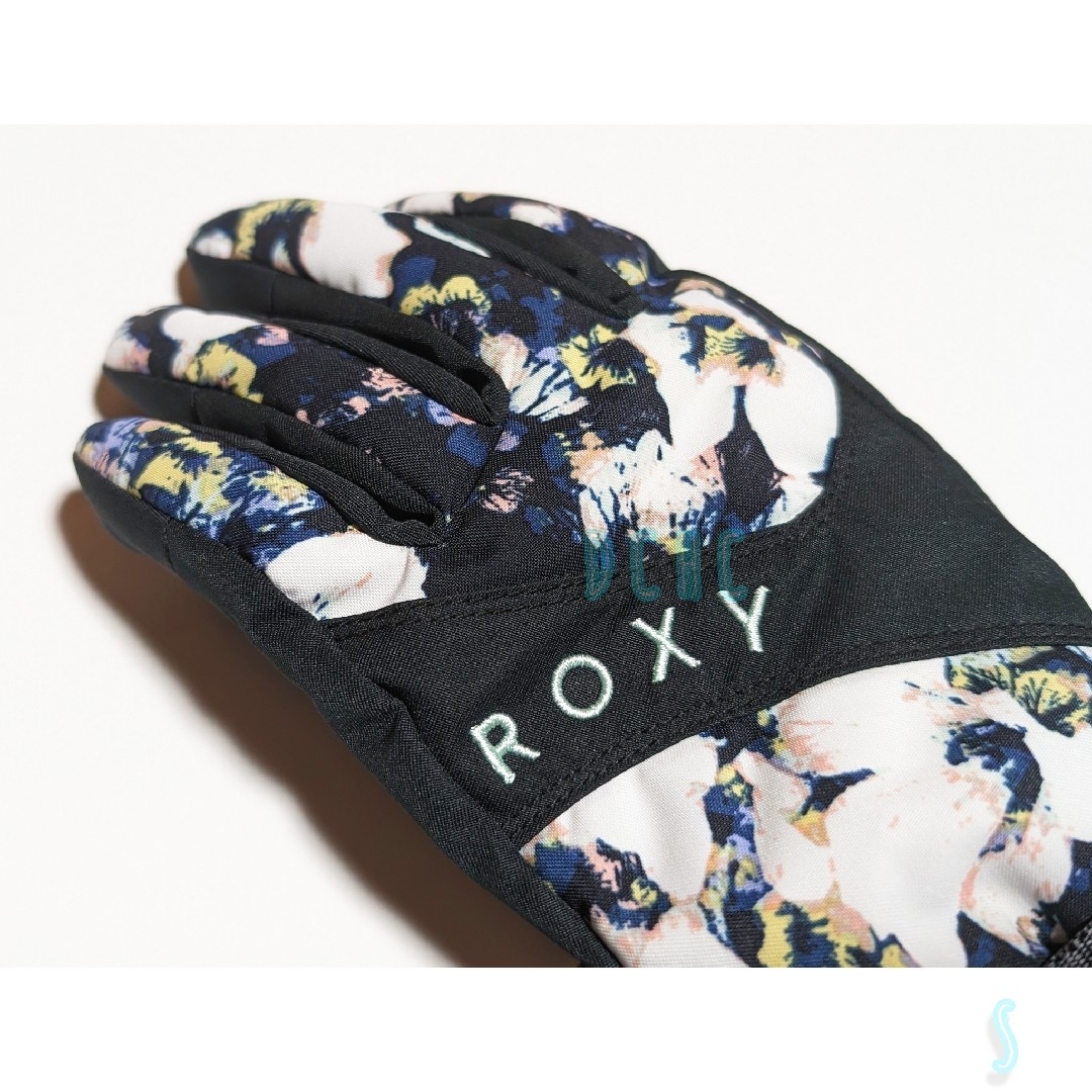 Roxy(ロキシー)の新品 【Ｓ】【ブラック】ロキシー グローブ スノーボード 雪山 ウェア スポーツ/アウトドアのスノーボード(ウエア/装備)の商品写真