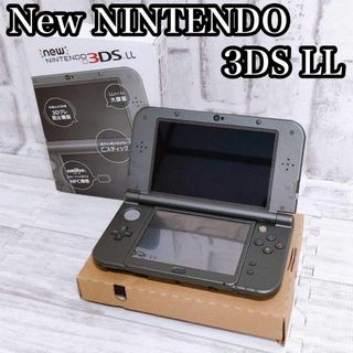 ニンテンドウ(任天堂)の良品 NEW nintendo 3ds LL ブラック 付属品完備(家庭用ゲーム機本体)