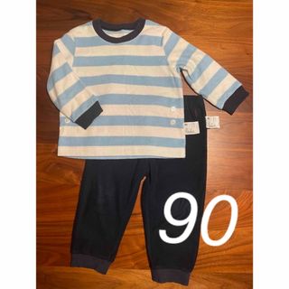 ユニクロ(UNIQLO)のUNIQLO baby フリースパジャマ　90cm(パジャマ)