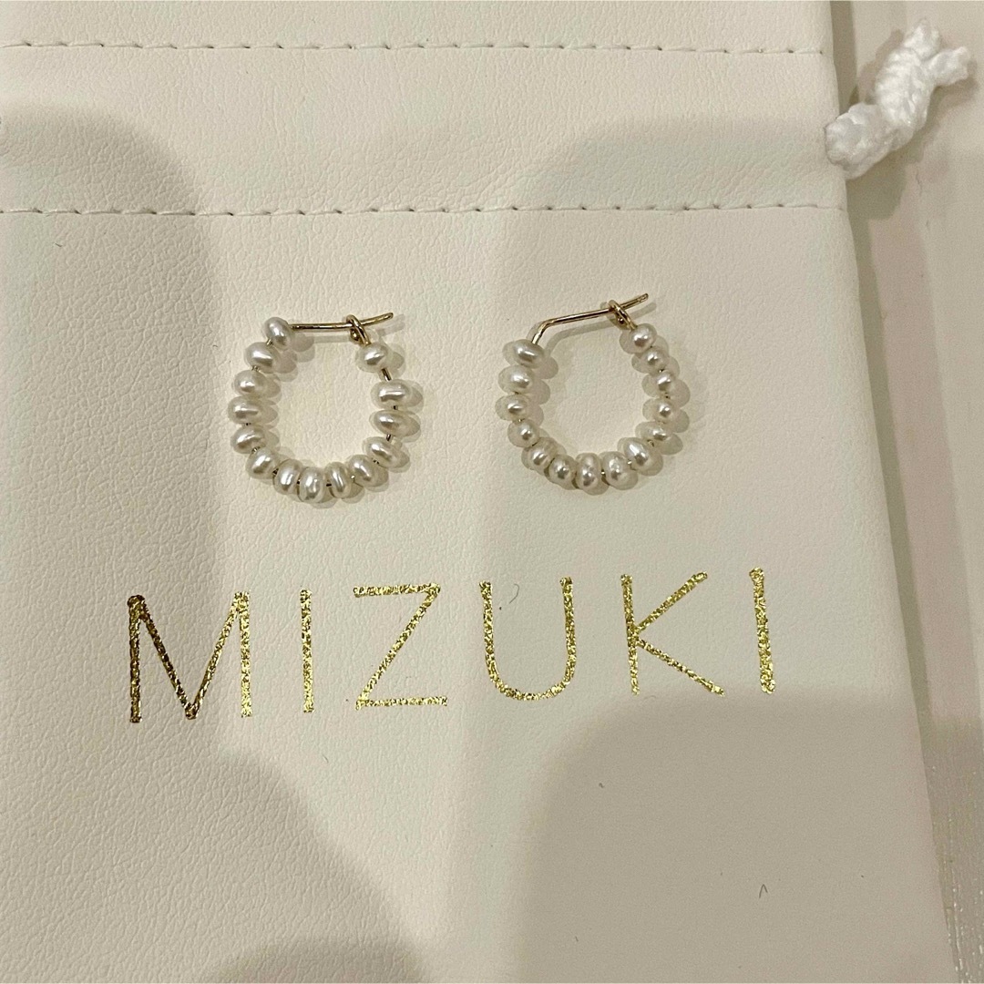 Ron Herman(ロンハーマン)のピッピ様専用　MIZUKI 淡水パールミニフープピアス　14k ロンハーマン レディースのアクセサリー(ピアス)の商品写真