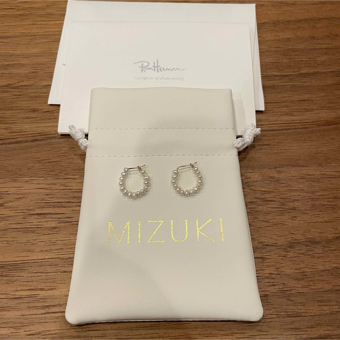 Ron Herman(ロンハーマン)のピッピ様専用　MIZUKI 淡水パールミニフープピアス　14k ロンハーマン レディースのアクセサリー(ピアス)の商品写真