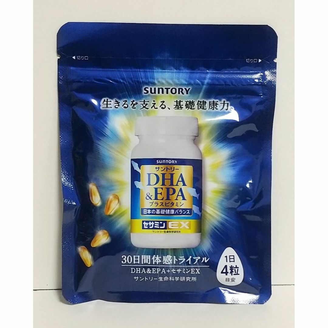 サントリー(サントリー)のサントリー自然のちから ＤＨＡ＆ＥＰＡ＋セサミンＥＸ 120粒(30日分)　 食品/飲料/酒の健康食品(ビタミン)の商品写真