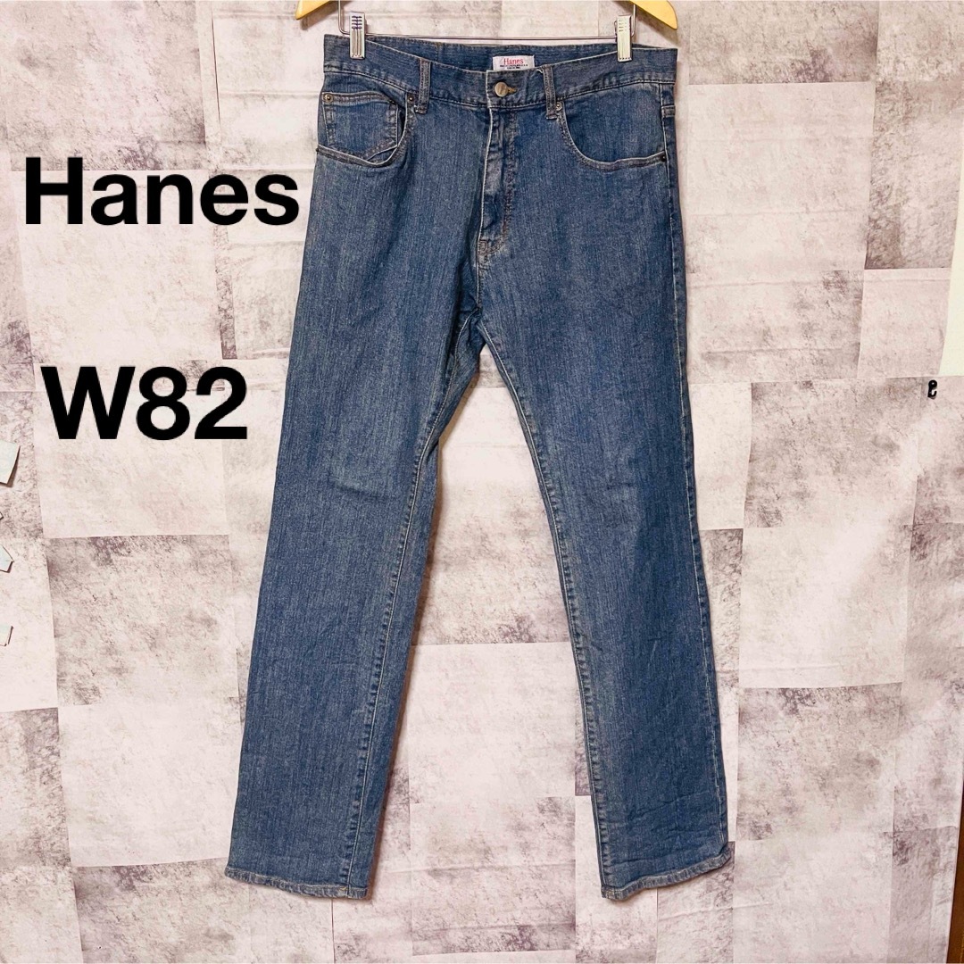 Hanes - ヘインズデニムパンツ ウエスト82 ストレートの通販 by の