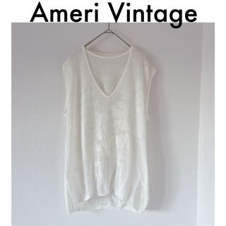 アメリヴィンテージ(Ameri VINTAGE)の【AMERI】 FLOWER MESH LAYERED VEST セット タンク(シャツ/ブラウス(半袖/袖なし))