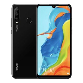 ファーウェイ(HUAWEI)のHuawei P30 LITE ミッドナイトブラック 64GB NANO-SIM(スマートフォン本体)