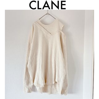 アメリヴィンテージ(Ameri VINTAGE)の最終値下げ【CLANE】ASYMMETRY SHOULDER POINT TOP(カットソー(長袖/七分))