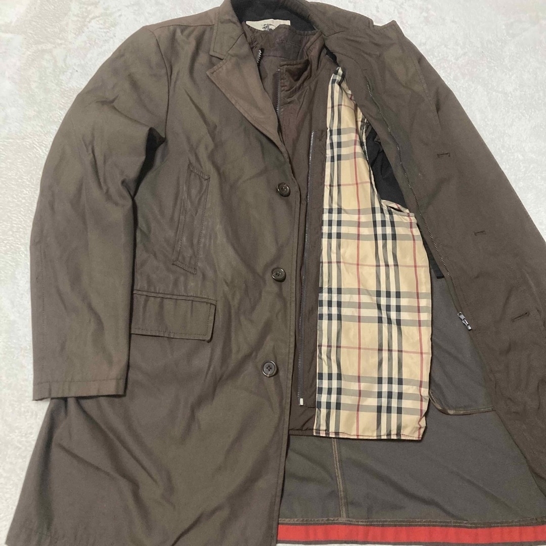 BURBERRY(バーバリー)のバーバリーロンドン　チェスターコート　ベスト　3way  Ｌサイズ メンズのジャケット/アウター(チェスターコート)の商品写真