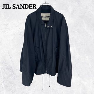 ジルサンダー(Jil Sander)の【希少】JIL SANDER ハイネック オーバーサイズ ジップアップジャケット(ブルゾン)