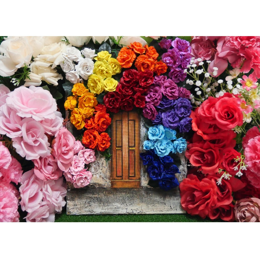 油絵 油彩 油彩画 絵 絵画 【rose door】披露宴