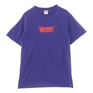 シュプリーム(Supreme)のSupreme シュプリーム Ｔシャツ 22SS Ralph Steadman Box Logo Tee ラルフ ステッドマン ボックス ロゴ 半袖 Tシャツ パープル系 S【中古】(シャツ)