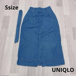 ユニクロ(UNIQLO)の1248 レディース / UNIQLO / デニム スカートS(ひざ丈スカート)
