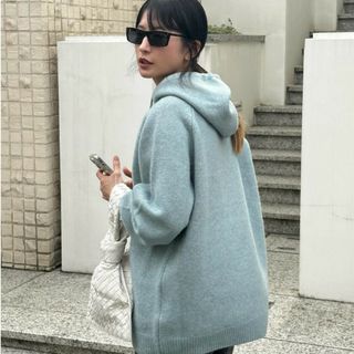 CLANE - 新品未使用！クラネ H/N KNIT HOODIEの通販 by flower｜クラネ